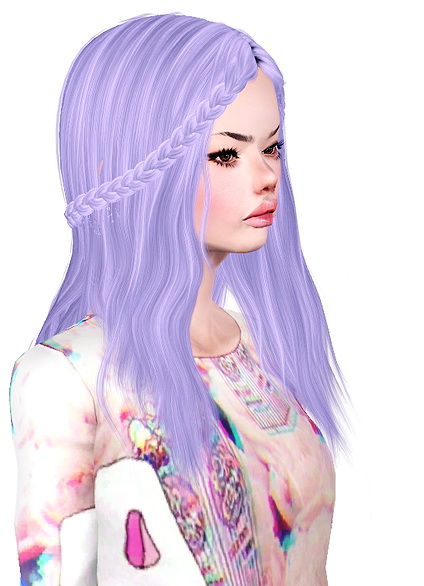Cazy`s Northern Star hairstyle retextured by Jas for Sims 3