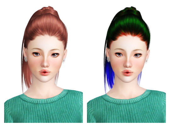 5 hairstyles retextured by Neiuro - Sims 3 Hairs