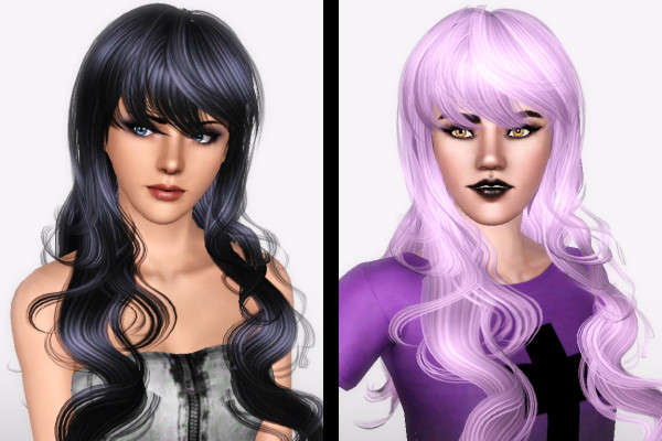 Newsea`s Regina hairstyle retextured by Forever and Always for Sims 3