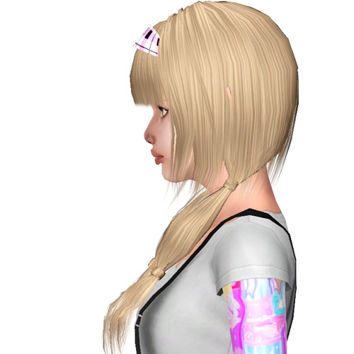 XM Sims 18 hairstyle retextured by Sjoko for Sims 3