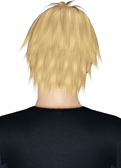 Kisei Shimeji hairstyle retextured by Jas for Sims 3
