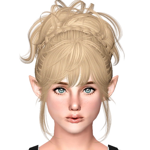 Newsea`s Hush Baby hairstyle retextured by Sjoko for Sims 3