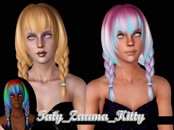 Zauma`s hairstyle retextured by Taty for Sims 3