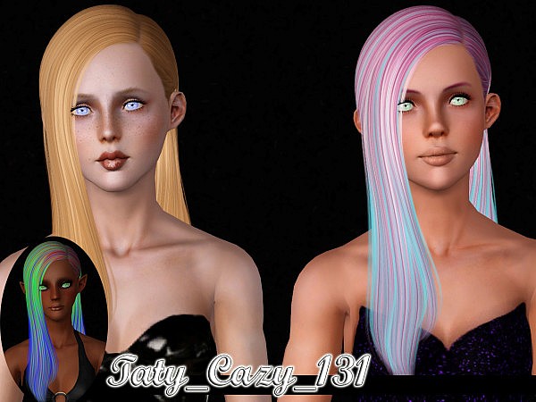 Cazy`s 131 hairstyle retextured by Taty for Sims 3