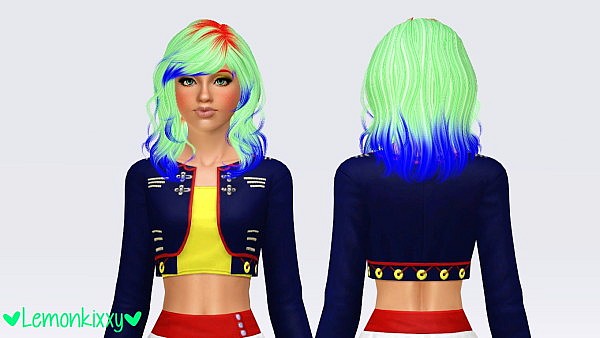 NewSea`s Chihuahua hairstyle retextured by Lemonkixxy for Sims 3
