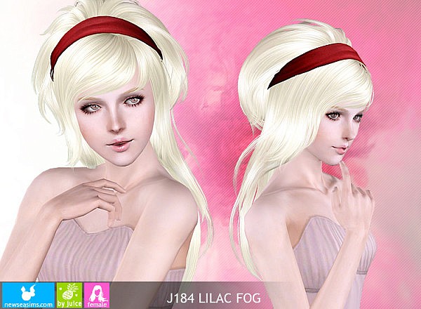 J184 Lilac Fog hair by Newsea for Sims 3