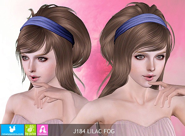 J184 Lilac Fog hair by Newsea for Sims 3