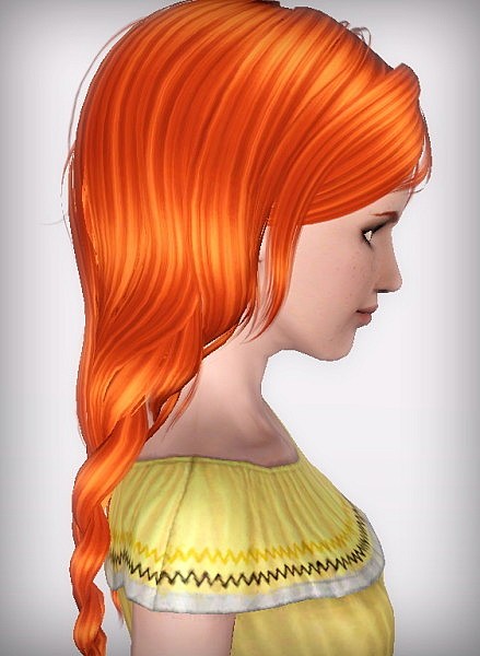   NewSea`s J155 Old School hairstyle retextured by Forever and Always for Sims 3