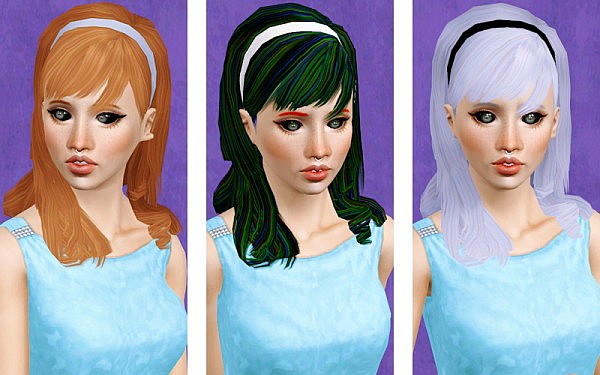 Innocent hairstyle retextured by Beaverhausen for Sims 3