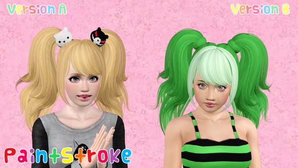 Skysims 199 hairstyle retextured by Katty for Sims 3