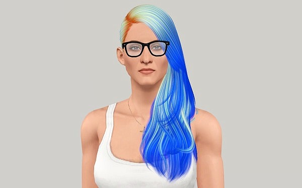 Cazy`s Last Call hairstyle retextured by Fanasker for Sims 3