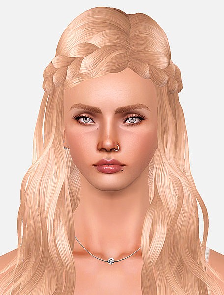 Skysimss 186 hairstyle retextured by Momo for Sims 3