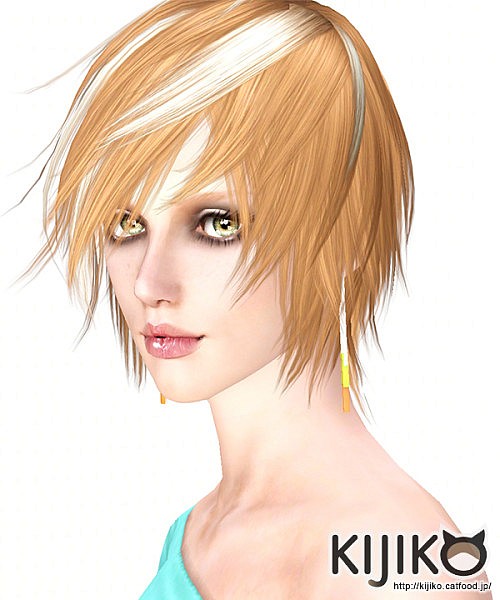 Toyger Kitten hairstyle 14 by Kijiko for Sims 3