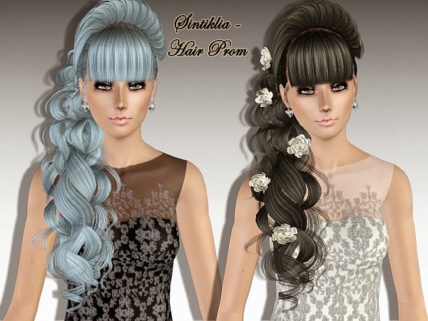 Prom hairstyle by Sintiklia for Sims 3
