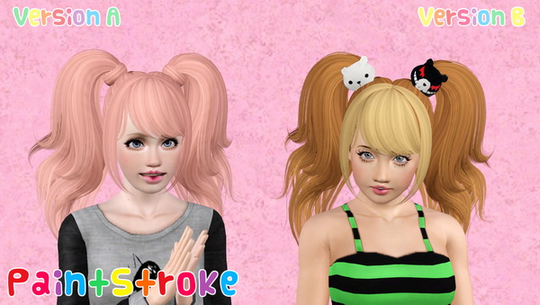 Skysims 199 hairstyle retextured by Katty for Sims 3