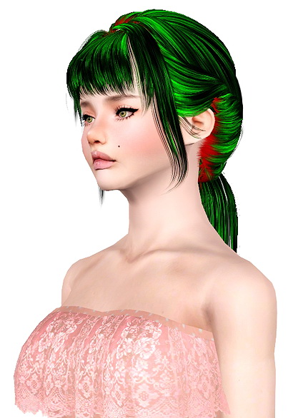 Newsea`s Lucia and Sesame hairstyle retextured by Jas for Sims 3