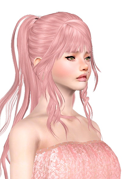 Newsea`s Fermaid hairstyle retextured by Jas for Sims 3