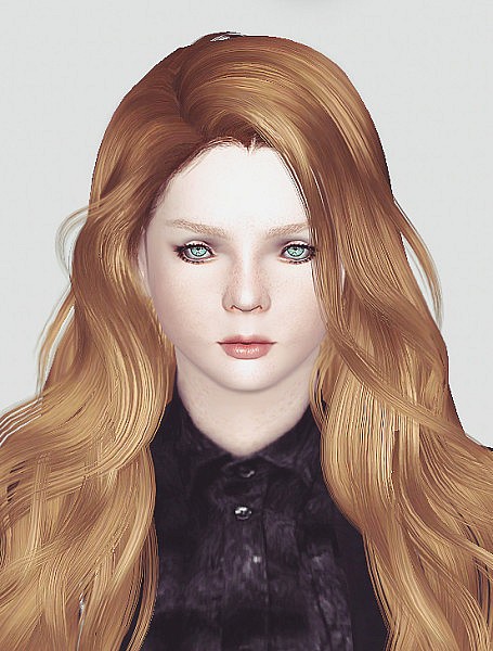 Newsea`s Titanium hairstyle retextured by Momo for Sims 3