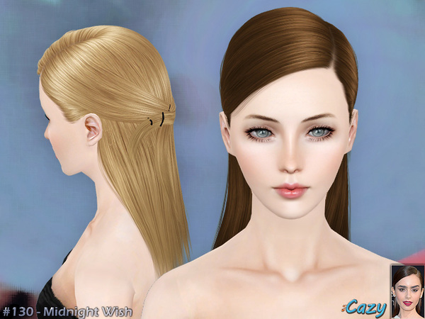 Midnight Wish Hairstyle by Cazy for Sims 3