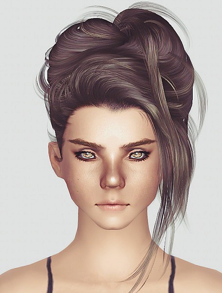 NewSea`s Crazy Love hairstyle retextured by Momo for Sims 3