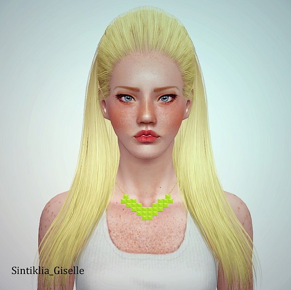 Sintiklia Giselle and Kikyo, Alesso Dreams, Cazy Relentless and Jan 07 hairstyles retextured by June for Sims 3
