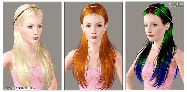 Newsea`s Shepherd hairstyle retextured by Lotus for Sims 3