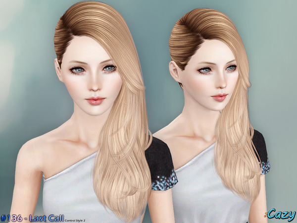 Last Call hairstyle by Cazy for Sims 3