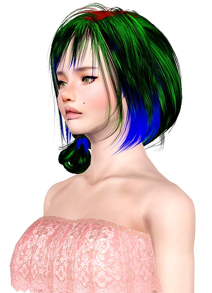 Newsea`s Harvest Neko hairtstyle retextured by Jas for Sims 3