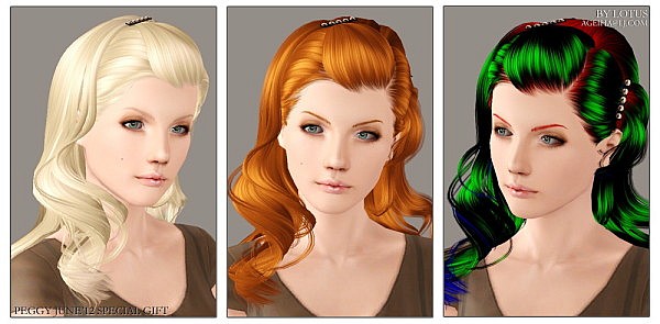 Peggy June12 Special Gift retextured by Journal for Sims 3