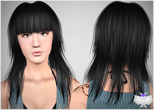 Smiley hairstyle by David - Sims 3 Hairs