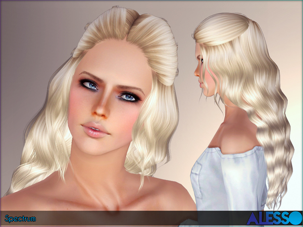 Spectrum hairstyle by Alesso for Sims 3