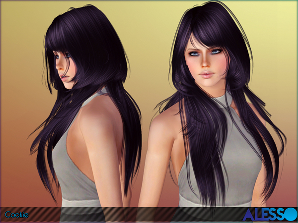 Cookie Hairstyle by Alesso - Sims 3 Hairs