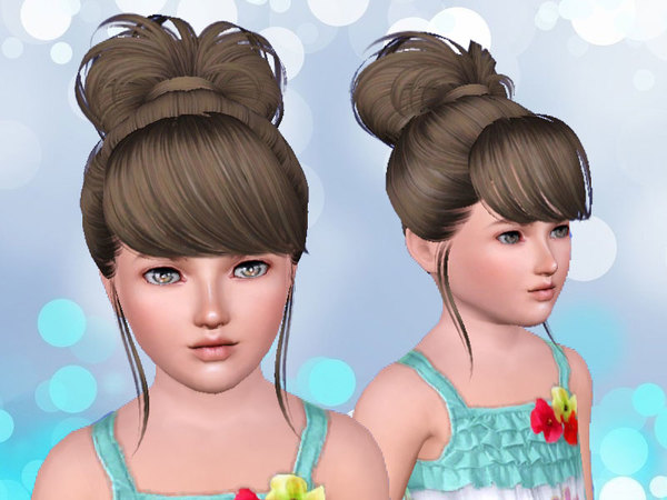 Chic hairstyle 203 by Skysims for Sims 3
