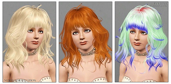 Newsea`s Gravitation hairstyle retextured by Lotus for Sims 3