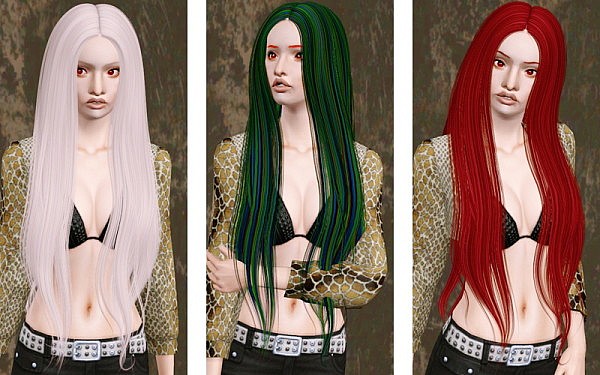 Alesso’s Radiate hair retexture by Beaverhausen for Sims 3
