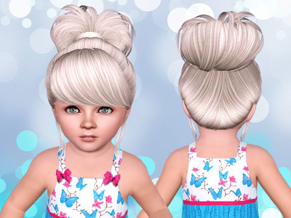 Chic hairstyle 203 by Skysims for Sims 3