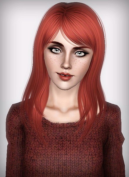 Alesso`s Ana hairstyle retextured by Forever and Alwyas for Sims 3