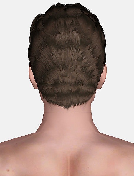 Vergil Hairstyle retextured by Momo for Sims 3