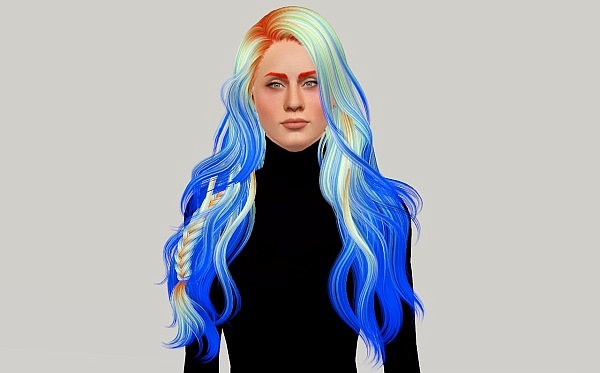 Newsea Titanium hairstyle retextured by Fanskher for Sims 3