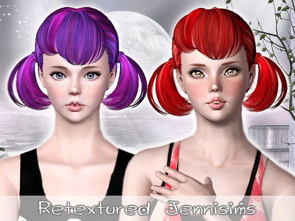 Butterfly`s hairstyle 119 retextured by Jenni Sims for Sims 3