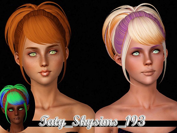 SkySims and Peggy hairstyles retextured by Taty for Sims 3
