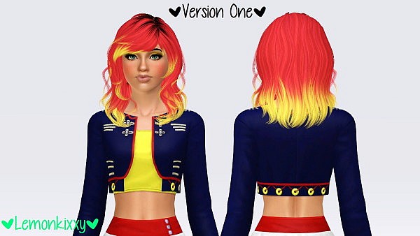 NewSea`s Chihuahua hairstyle retextured by Lemonkixxy for Sims 3