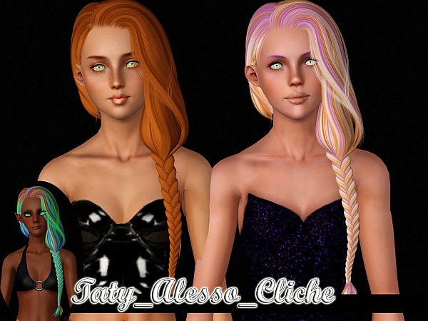Alesso`s Cliche hairstyle retextured by Taty for Sims 3