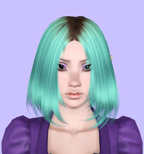 Peggy`s 309 hairstyle retextured by Plumb Bombs for Sims 3