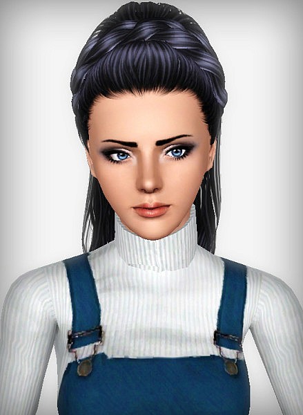 SkySims 176 hairstyle retextured by Forever and Always for Sims 3