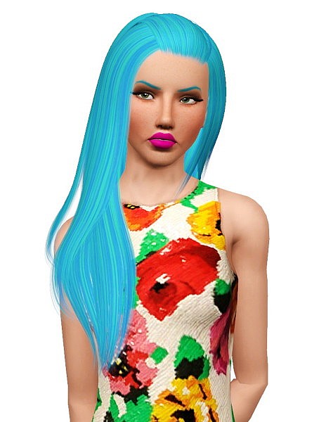 Alesso`s Kim hairstyle retextured by Pocket for Sims 3