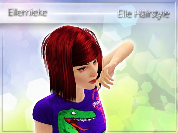 Elle Hairstyle by Ellemieke for Sims 3