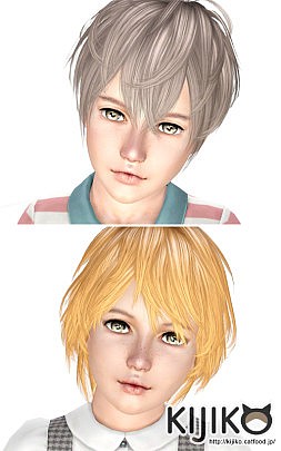 Shaggy Hairstyle for kids by Kijiko - Sims 3 Hairs