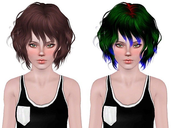 Newsea`s Blossom Story hairstyle retextured by Neiuro for Sims 3