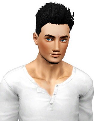 Jjjjjan 07 hairstyle retextured by Pocket - Sims 3 Hairs